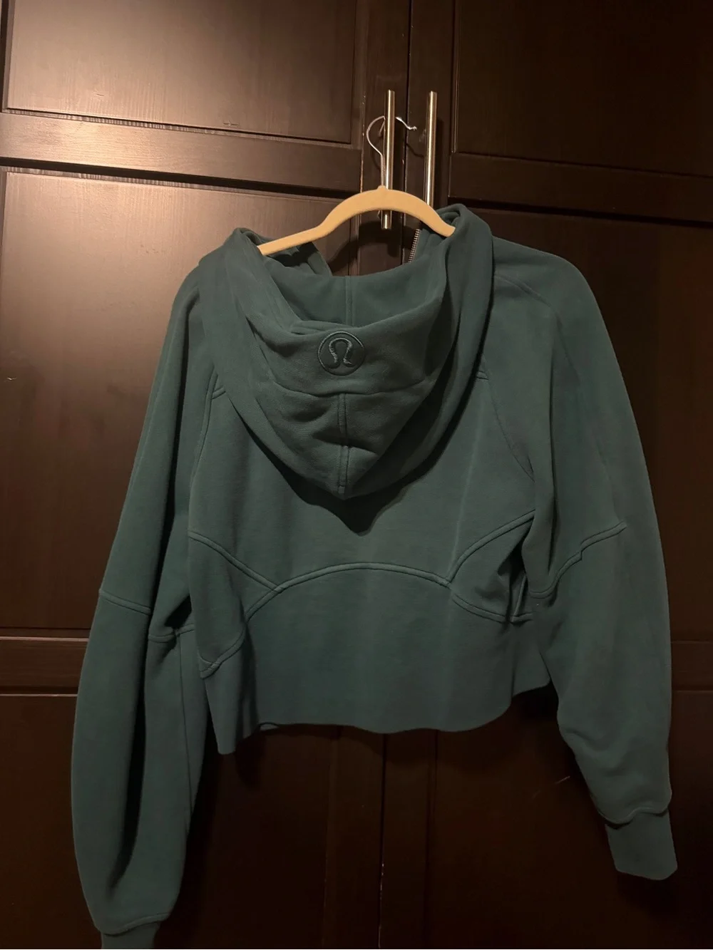 Women's LULULEMON SCUBA Teal Half-Zip Hoodie Sweater